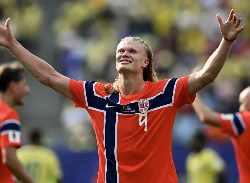 Erling Haaland cements superstar status, scores twice in Norway’s 2-1 win over Brazil