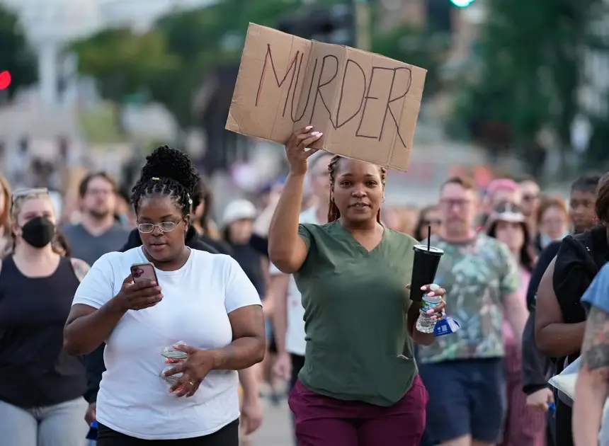 Wisconsin officer kills man armed with knife, police say, as shooting sparks protests