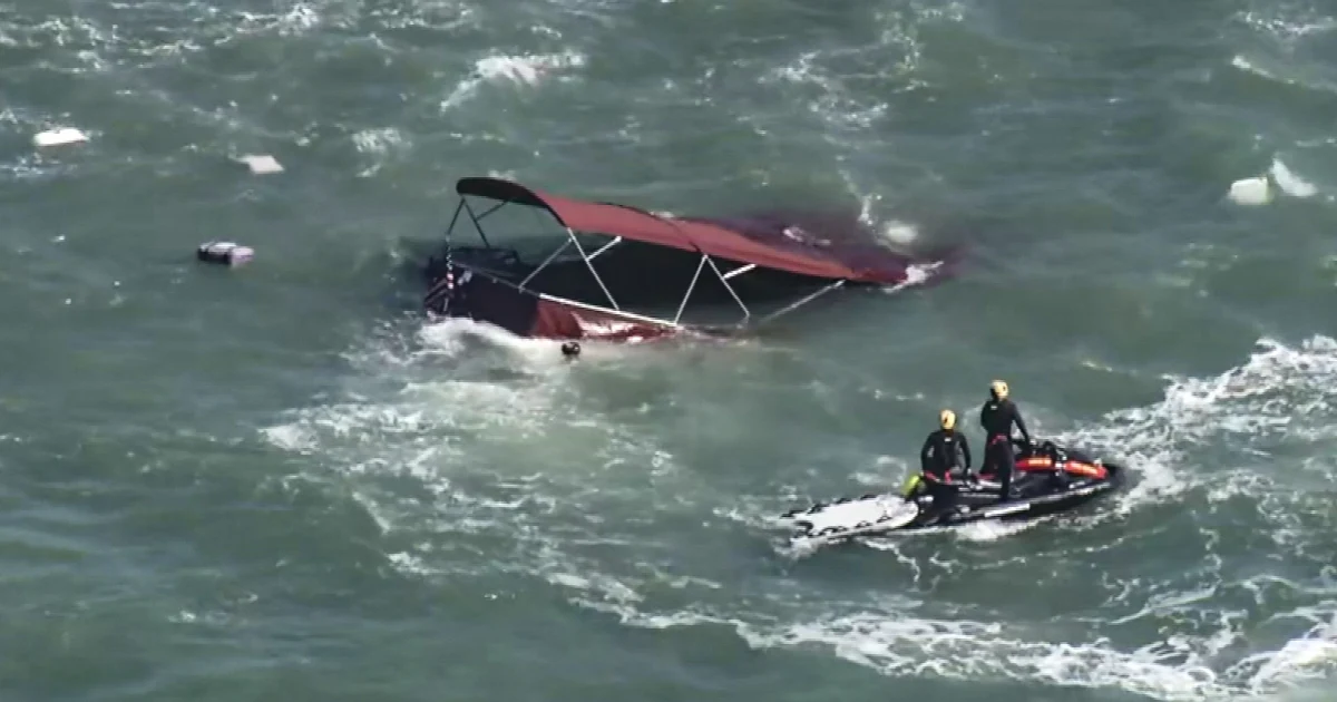 Coast Guard to suspend search for three missing people from sunken boat in San Francisco Bay