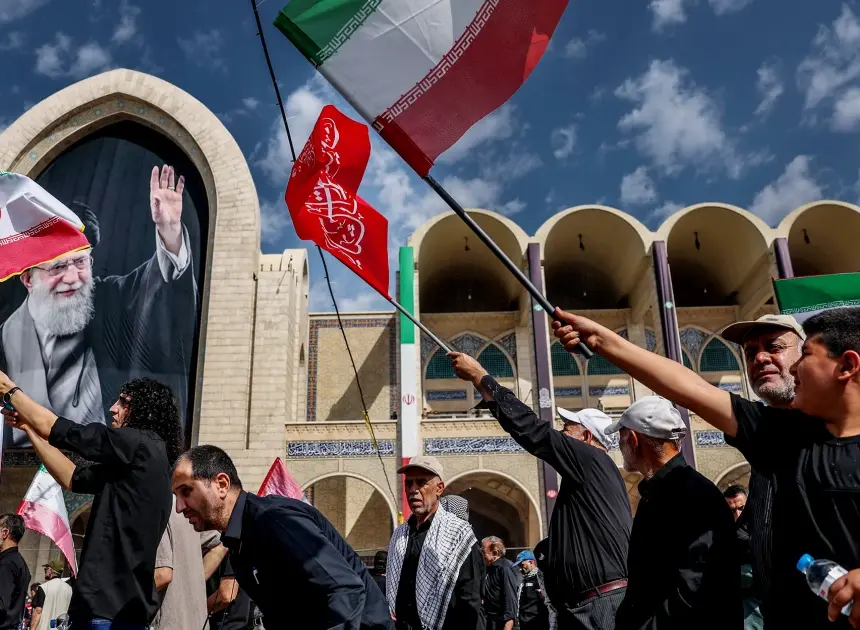 Inside the massive mosque in Tehran for the funeral of Supreme Leader Ayatollah Ali Khamenei
