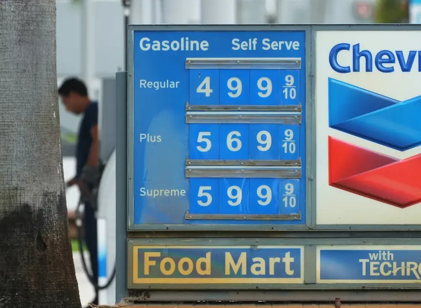 Gas prices hit $4 again after oil soars more than 15% in a week