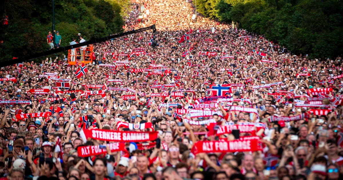 Norway turns World Cup heartbreak into celebration as huge crowds pack capital