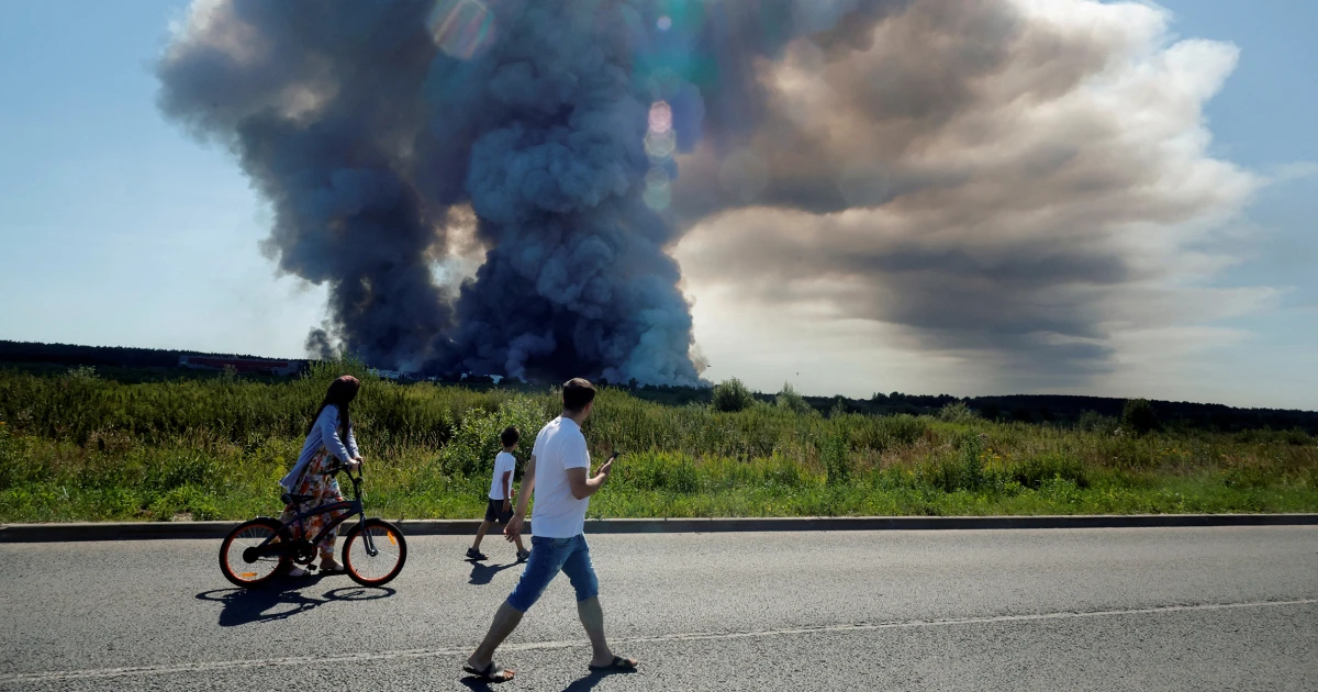 Russia’s Amazon is going up in flames as Ukraine inflicts new pain on Putin’s economy