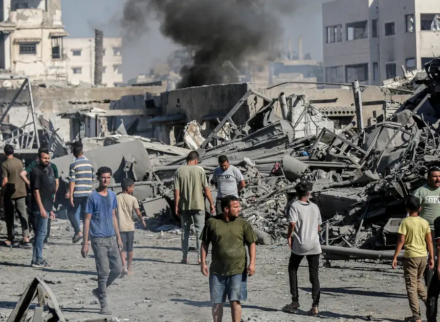 Israel’s latest strikes kill a dozen people in Gaza including police officers