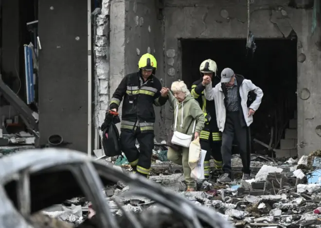 Russian missile and drone attack on Ukraine’s capital kills at least 7