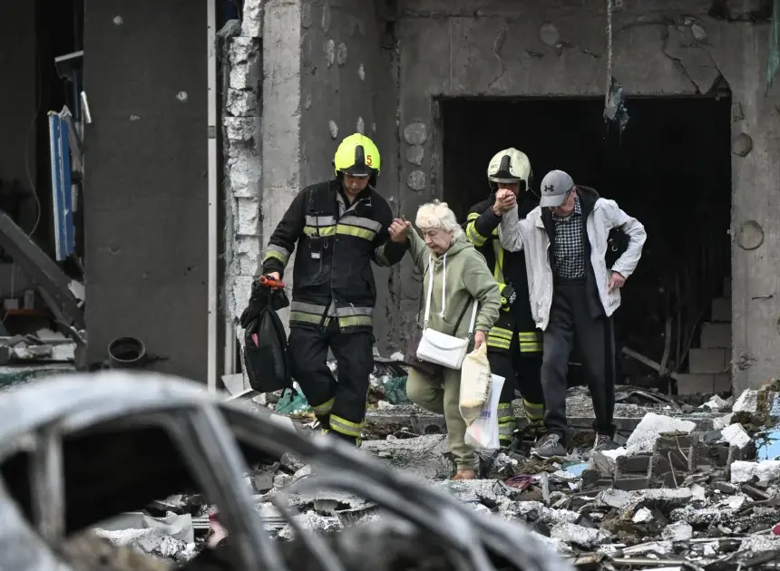 Russian missile and drone attack on Ukraine’s capital kills at least 7