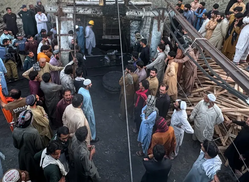 Coal mine blast in Pakistan kills at least 32 miners and traps 10 others