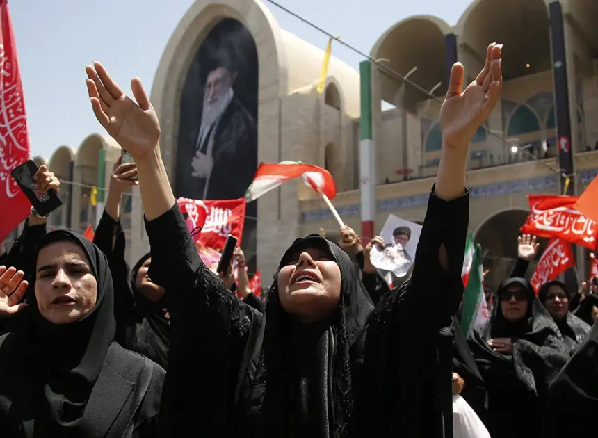 Iran mourns supreme leader for a second day as millions flood streets, some calling for revenge
