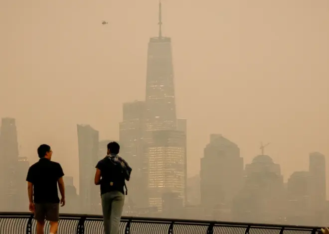 Canadian wildfire smoke turns air hazardous in the U.S. Midwest