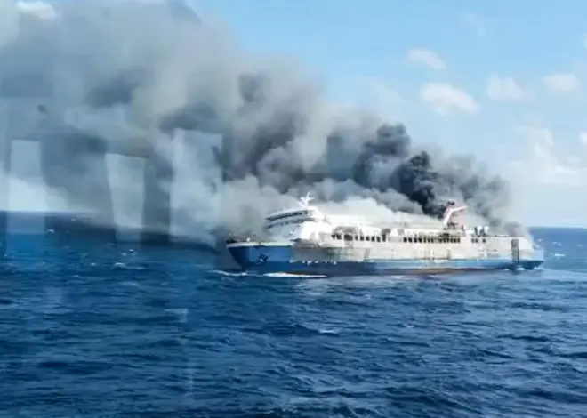 Fire on Indonesian ferry leaves at least 5 dead and dozens missing