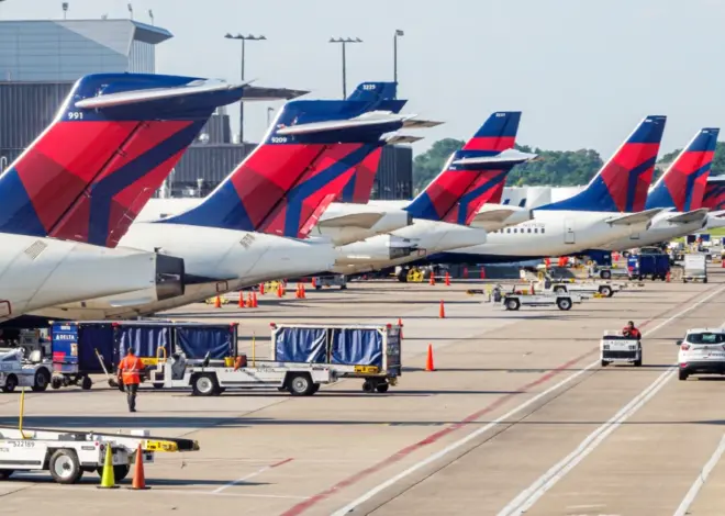 Delta passengers evacuated by slide after emergency landing in Atlanta