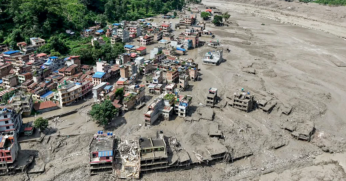 At least 8 dead as flash flood sweeps through Nepal-Tibet border destroying villages