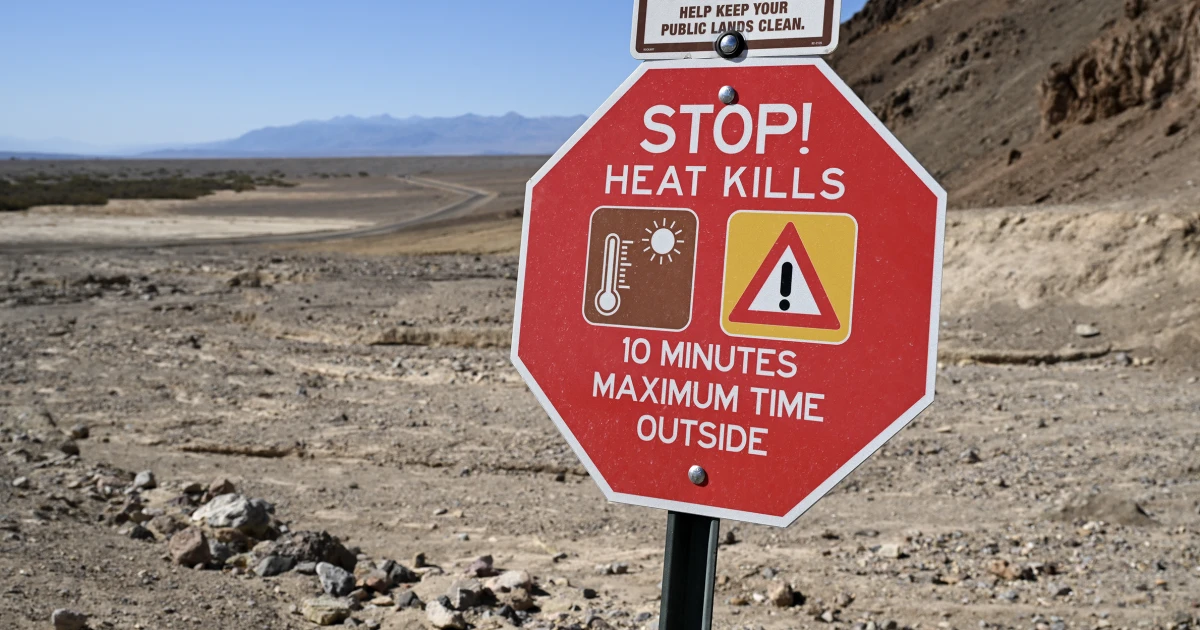 French tourist dies in Death Valley heat after vehicle gets stuck in mud