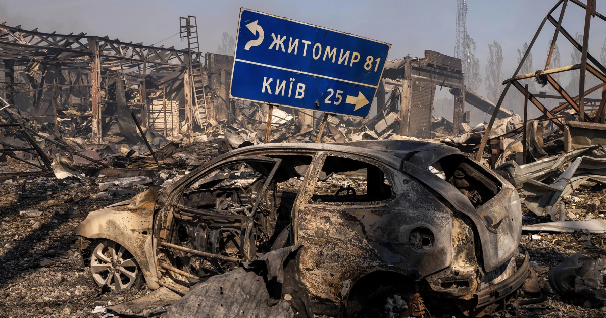 Russian strike on a Ukrainian warehouse kills 37 in the war’s deadliest attack this year