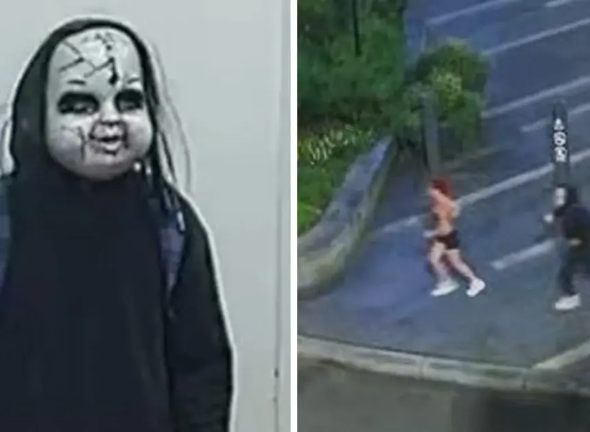 Suspect in creepy Chucky-style mask wanted for assault in Philadelphia after chasing jogger