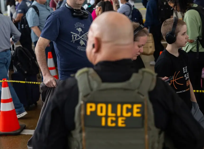 ICE officers are increasingly making arrests at U.S. airports