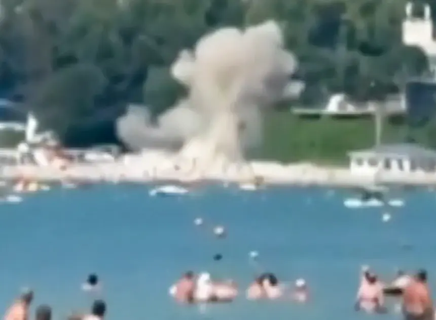 Russia and Ukraine trade blame over drone crash that killed 7 beachgoers