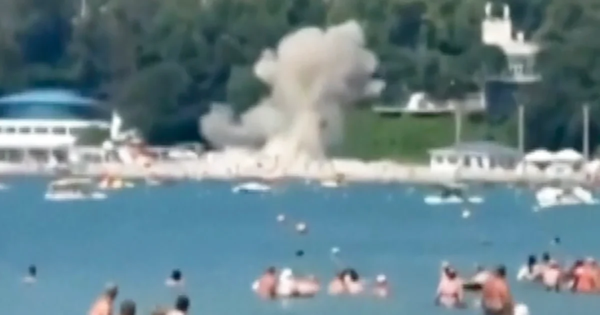 Russia and Ukraine trade blame over drone crash that killed 7 beachgoers