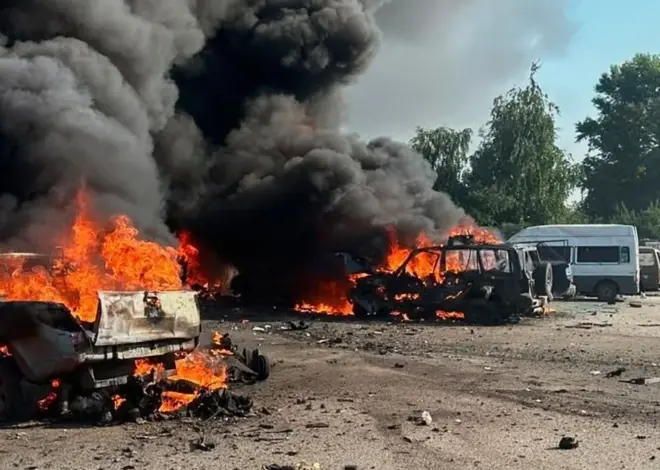 Ukraine aims a drone blitz at Moscow while Russian missiles kill 10 in a Ukrainian village