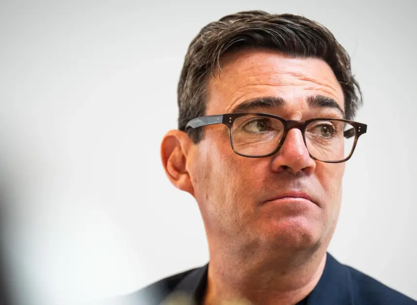 U.K. Prime Minister Andy Burnham says he’s not embarrassed about messaging someone impersonating a top Trump aide