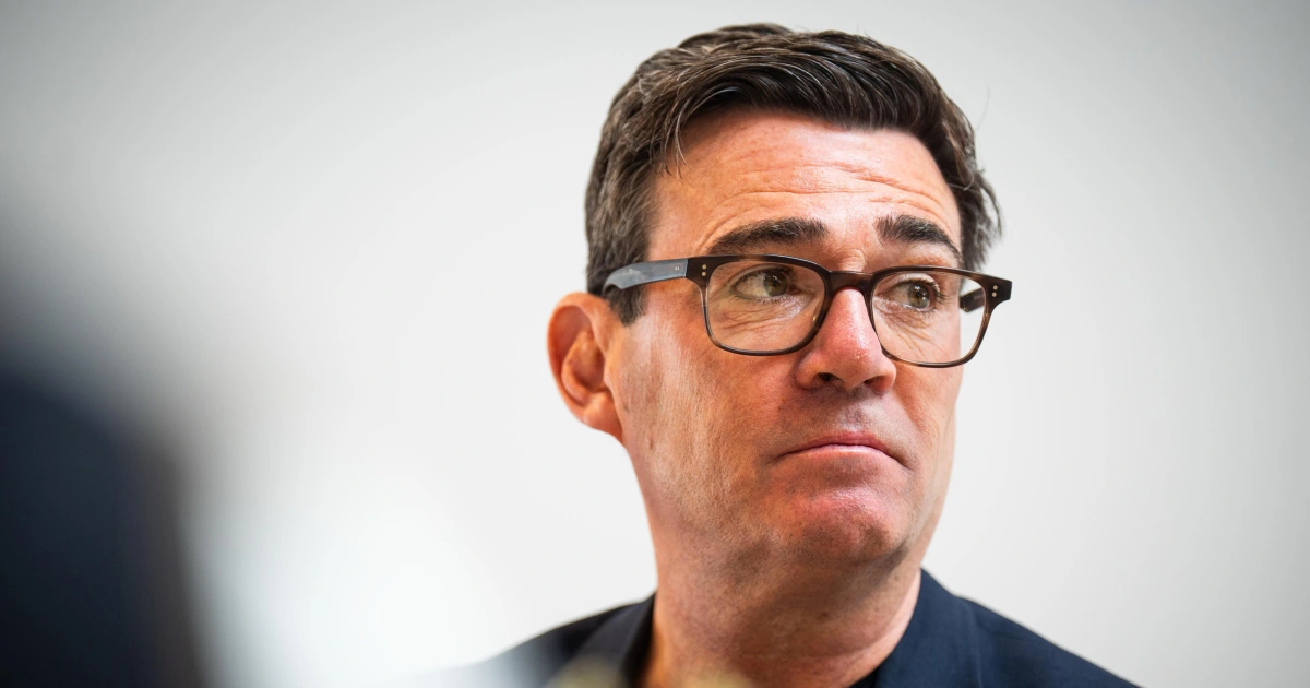U.K. Prime Minister Andy Burnham says he’s not embarrassed about messaging someone impersonating a top Trump aide