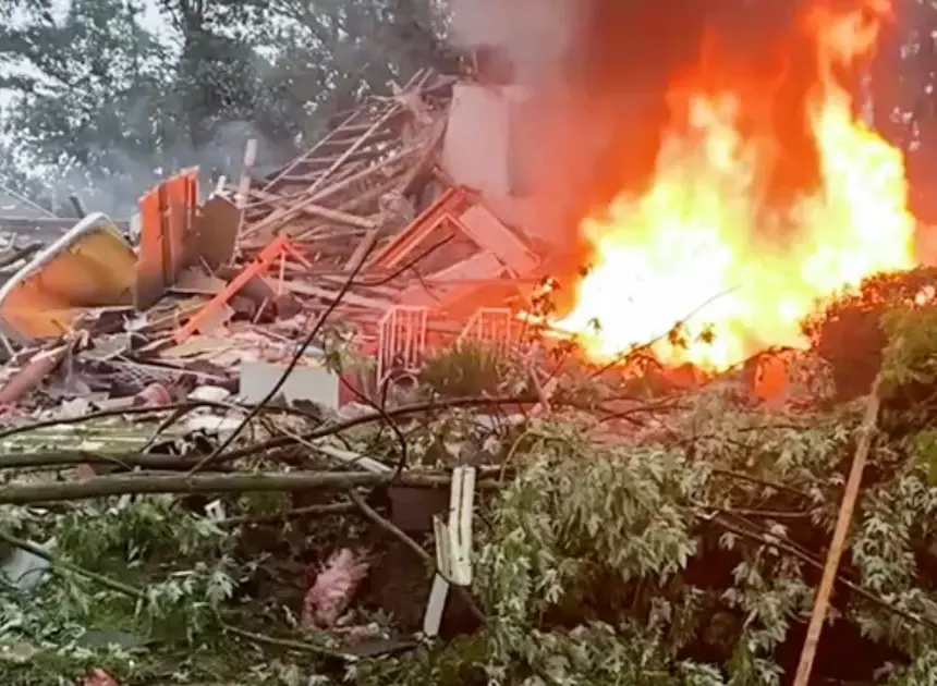 Little remains of the Indiana home that was full of cuckoo clocks and memories after storm sparks deadly blast