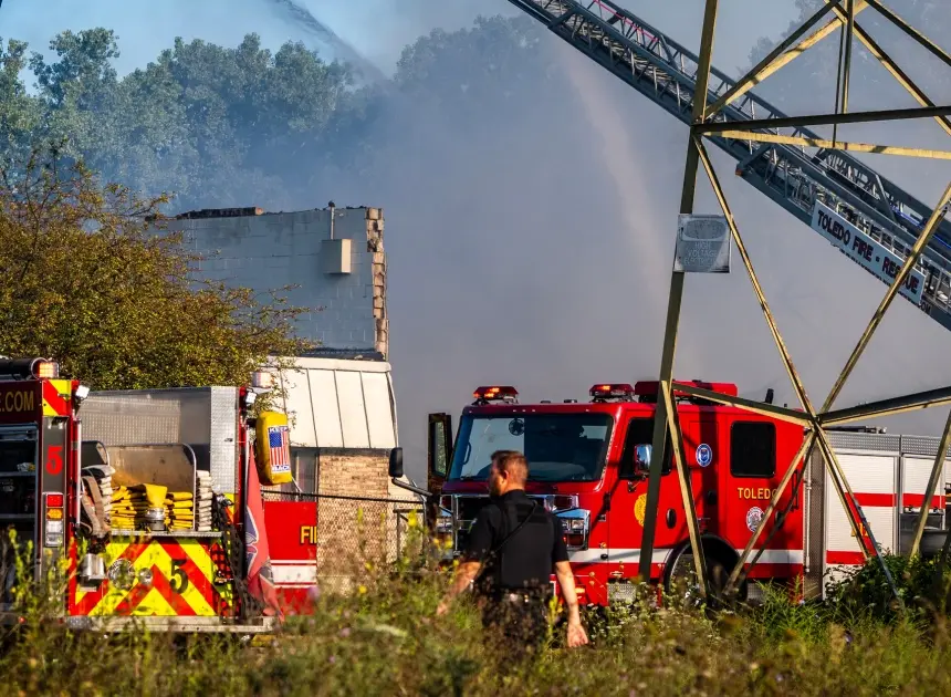 2 workers killed as explosions and fire tear through Ohio industrial building