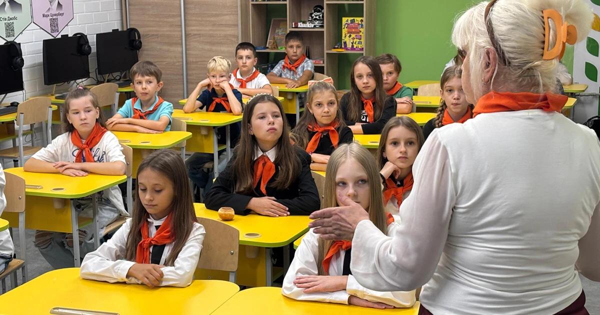 Inside Ukraine’s underground school shielding children from Russian bombs
