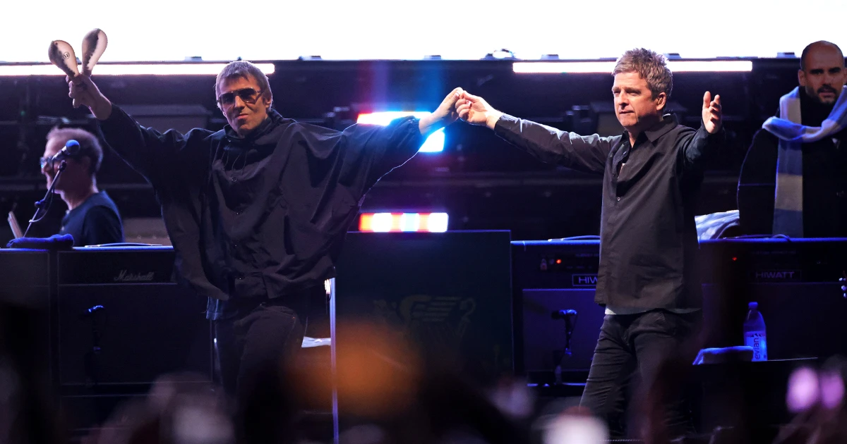 British rock band Oasis announce 38-date tour in 2027