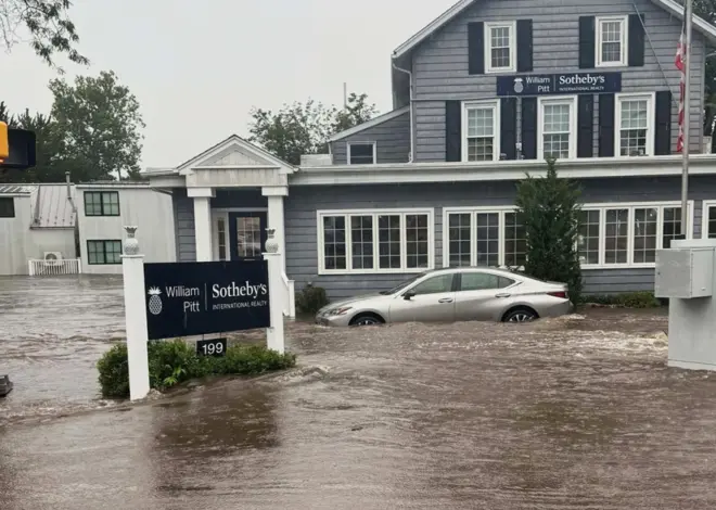Drenching rains bring flash flooding across coastal Connecticut, New York and New Jersey