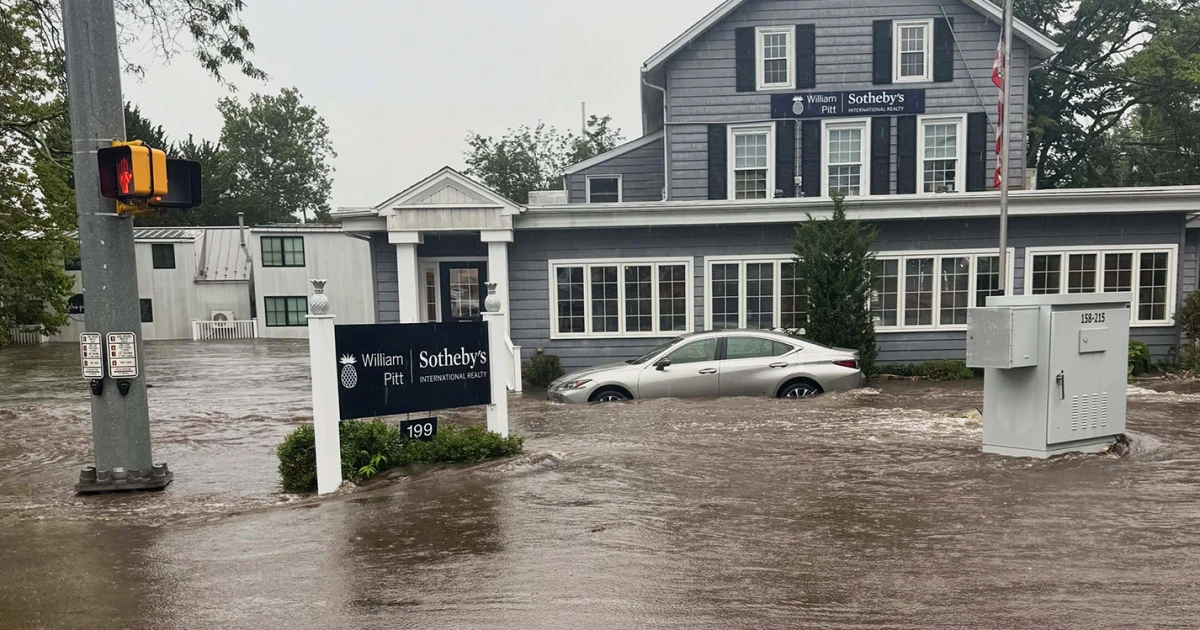 Drenching rains bring flash flooding across coastal Connecticut, New York and New Jersey