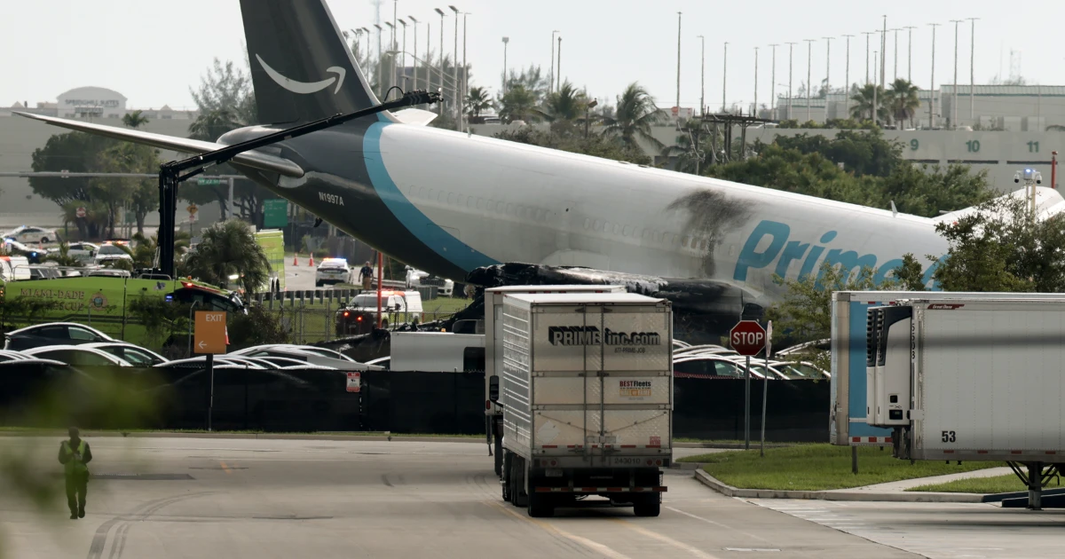 Wife of man killed when Amazon-branded plane overran runway files wrongful death lawsuit
