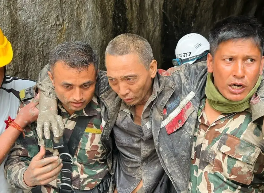 Rescuers in Nepal pull out two more people alive 10 days after devastating floods