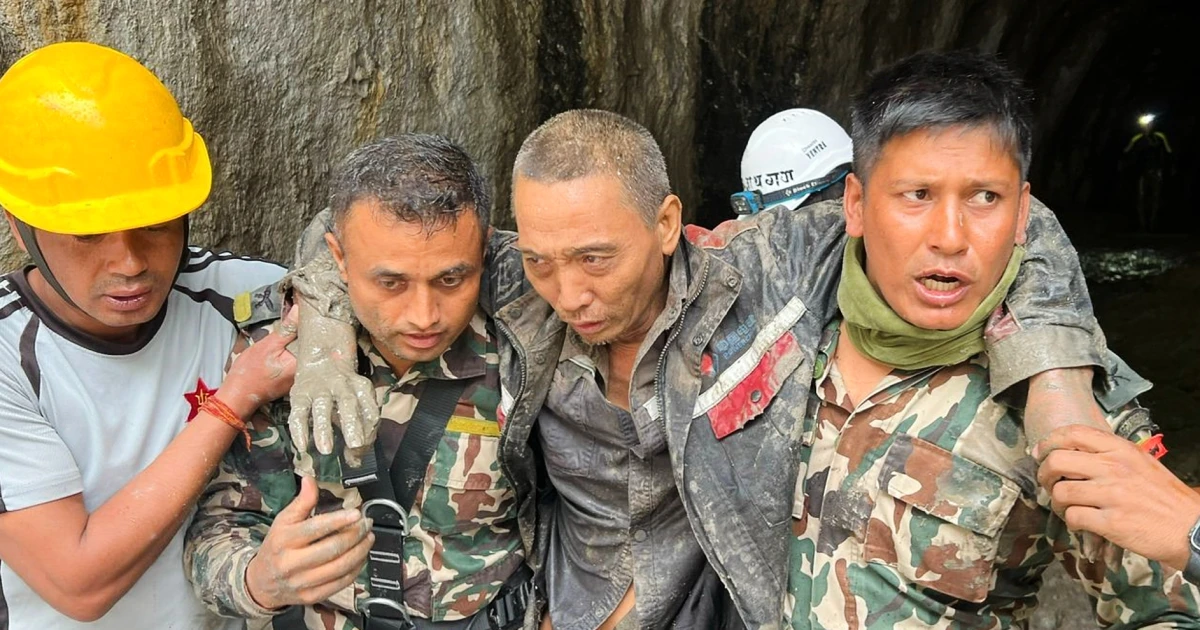 Rescuers in Nepal pull out two more people alive 10 days after devastating floods