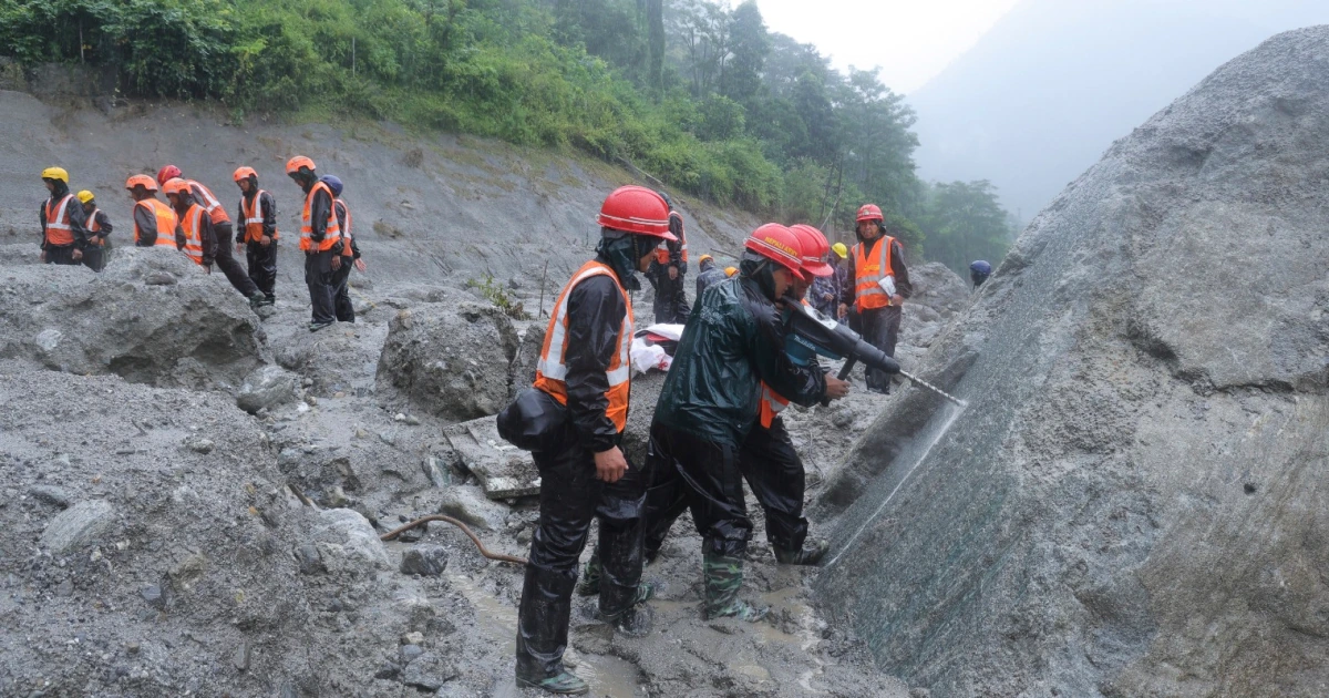 Two trapped workers rescued alive from a tunnel in Nepal