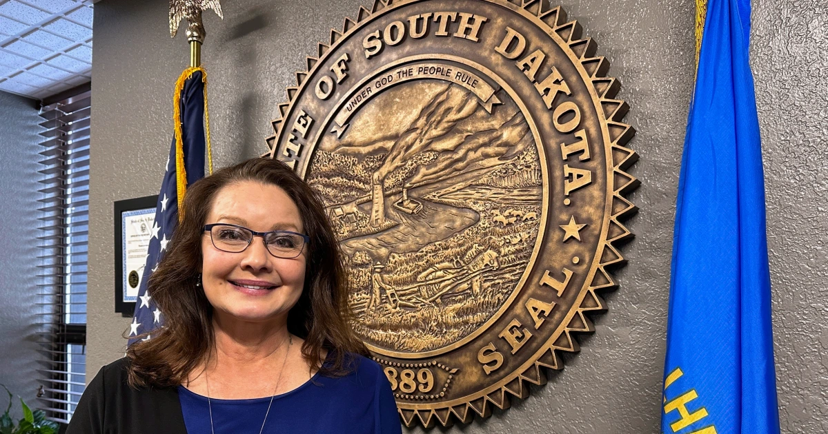 Republican who supervises South Dakota’s elections endorses a Democrat to succeed her