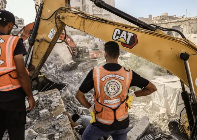 In a deadly building collapse, Gaza feels the lasting damage of Israeli attacks