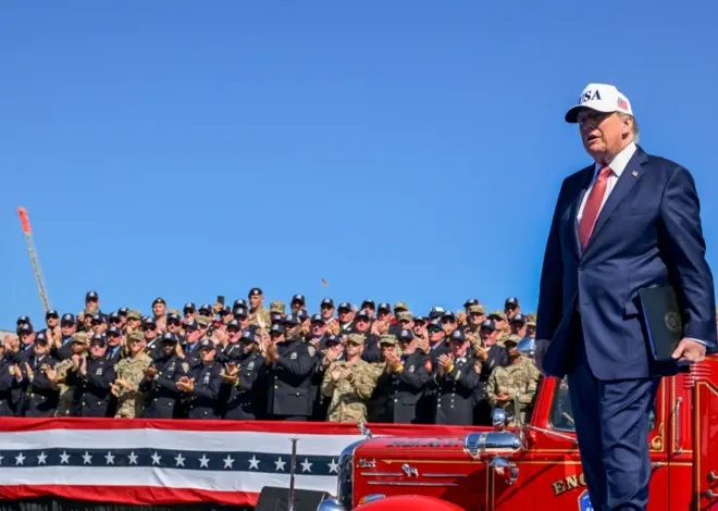 Trump says firefighters near ground zero carried him to safety ‘right after’ 9/11 attacks