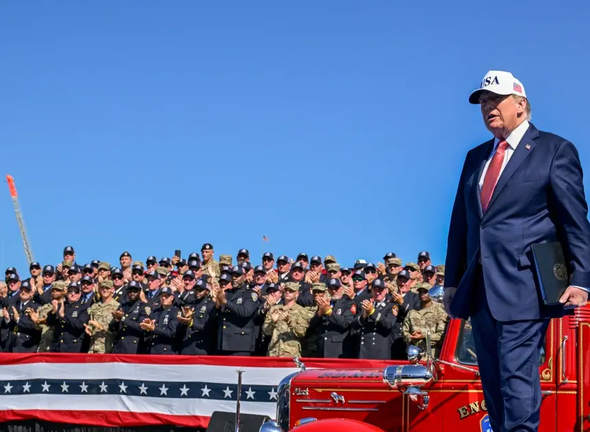 Trump says firefighters near ground zero carried him to safety ‘right after’ 9/11 attacks