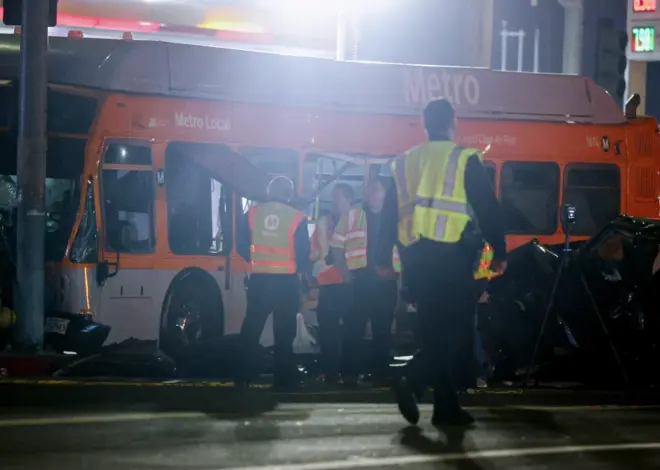 Driver charged with 2nd degree murder in L.A. bus crash that news helicopter was covering