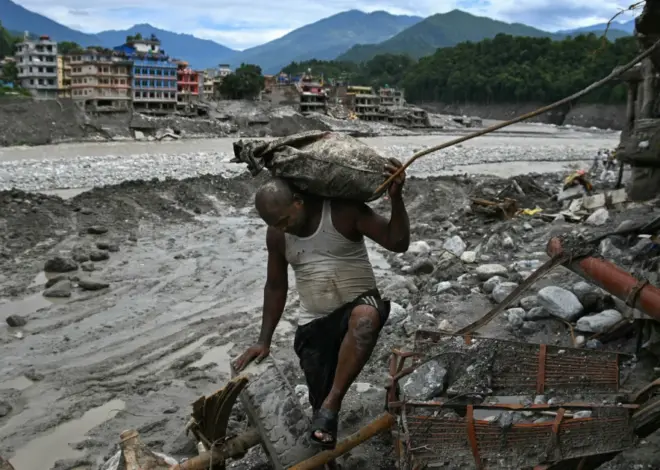 Nepal’s leader, at U.N., says recent floods serve as a ‘warning to the world’ about climate change