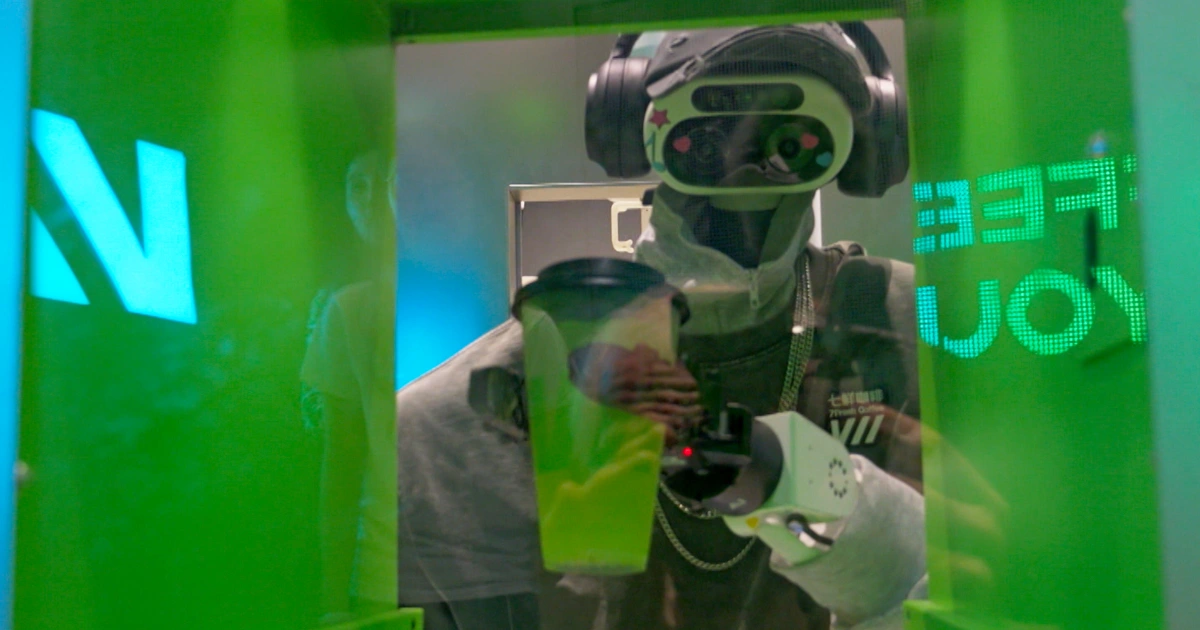 In China, drinks come with AI tokens and coffee is served by robots