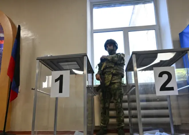 Russia holds parliamentary vote in areas it illegally annexed from Ukraine in the war