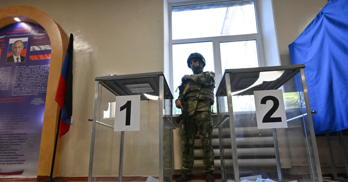 Russia holds parliamentary vote in areas it illegally annexed from Ukraine in the war