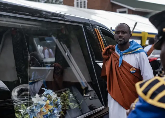 Uganda buries onetime ‘boy king’ whose death has sparked a succession battle