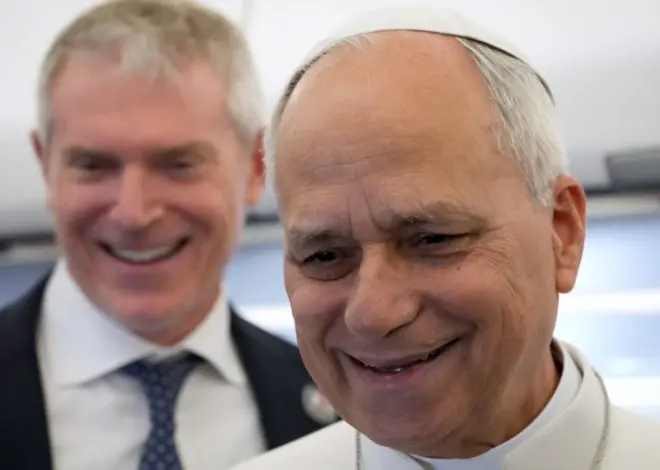 Pope Leo champions free press, dodges White Sox miracle question