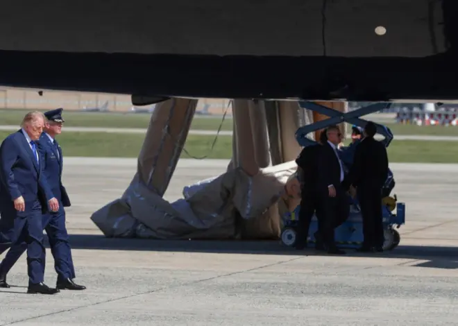Military personnel accidentally triggered Air Force One emergency slide ahead of Trump’s flight to Dallas