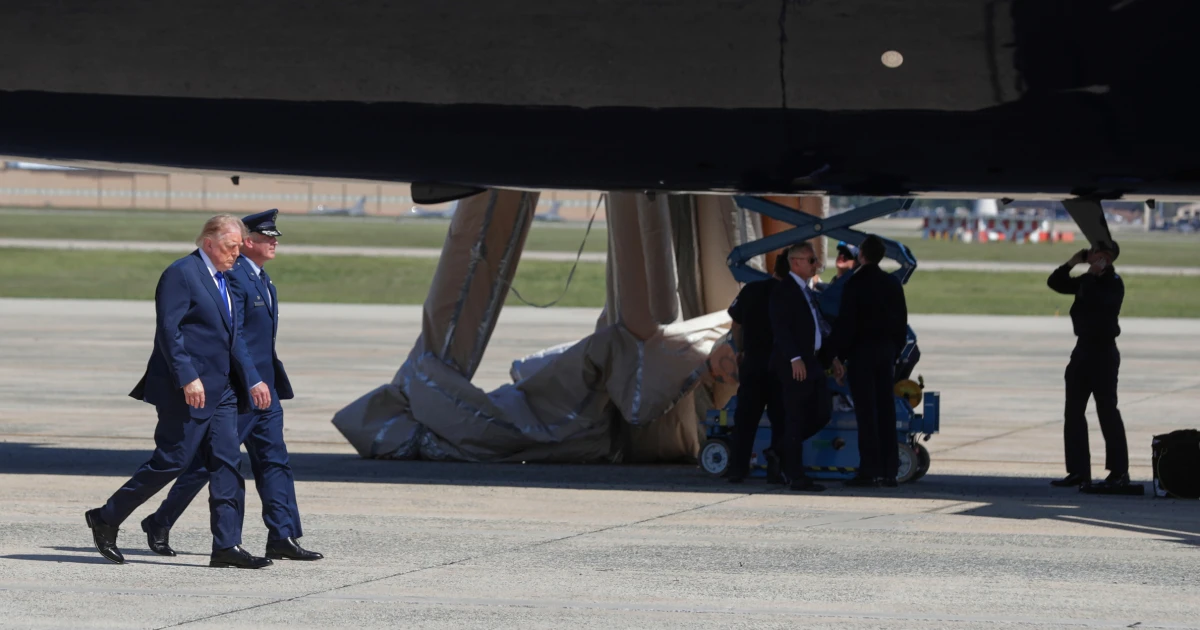 Military personnel accidentally triggered Air Force One emergency slide ahead of Trump’s flight to Dallas