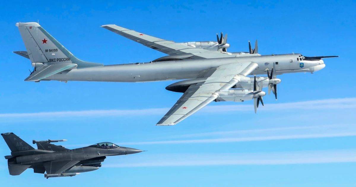 A Russian long-range bomber crashes during training, killing 6 crewmembers