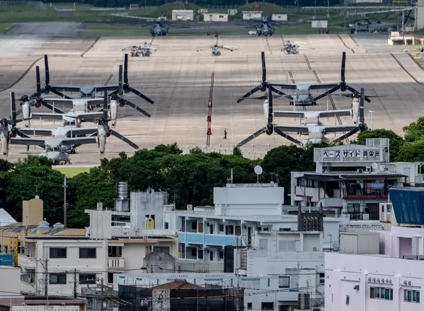 U.S. military restricts troops from leaving base in Japan after Marine is arrested in a killing